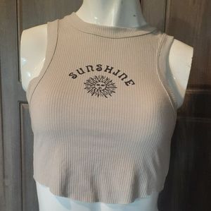 Cute chop tank top